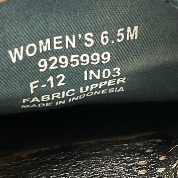 Sperry Black Sparkly Top- Siders/Boat Shoes Size 6.5 - Picture 15 of 15